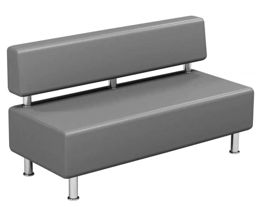 Диван офісний 3-місний,шкірозамінник,АЛМАНТ, 1500х650х800 мм.